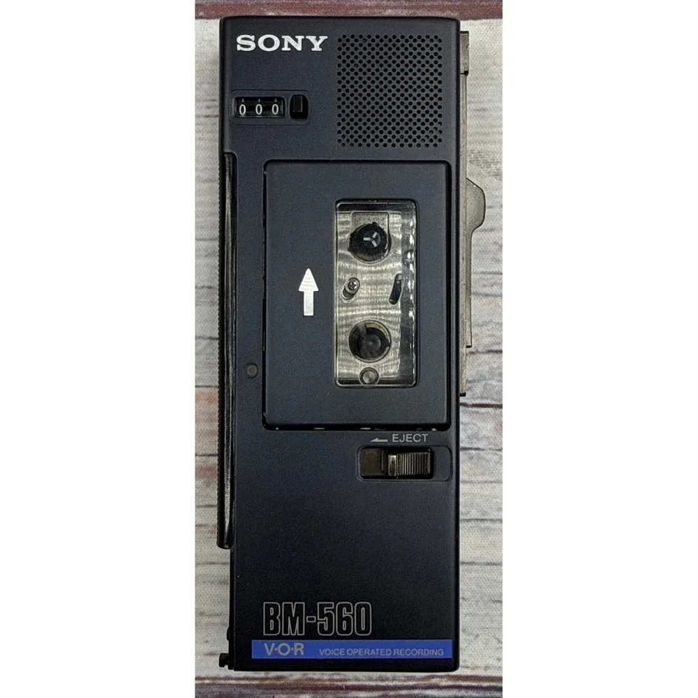 Sony BM-560 Microcassette-Corder VOR Voice Operated Recording -Untested